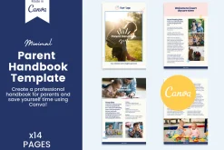 Parent Handbook Canva Template