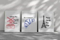 Paris Doodles Line Art