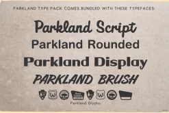Parkland Type Pack | Retro Outdoors!