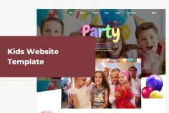 Party - Kids Website Template
