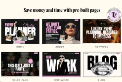 Party Planner Site Template