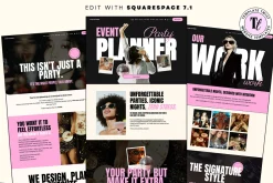 Party Planner Site Template