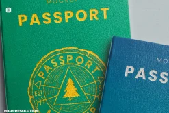 Passport Cover Mockup