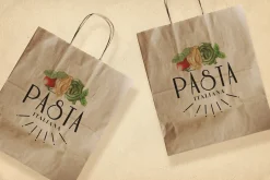 Pasta Recipe and Dishes Watercolor