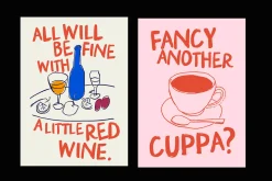 Pasta and Wine Bitmap SVG Font