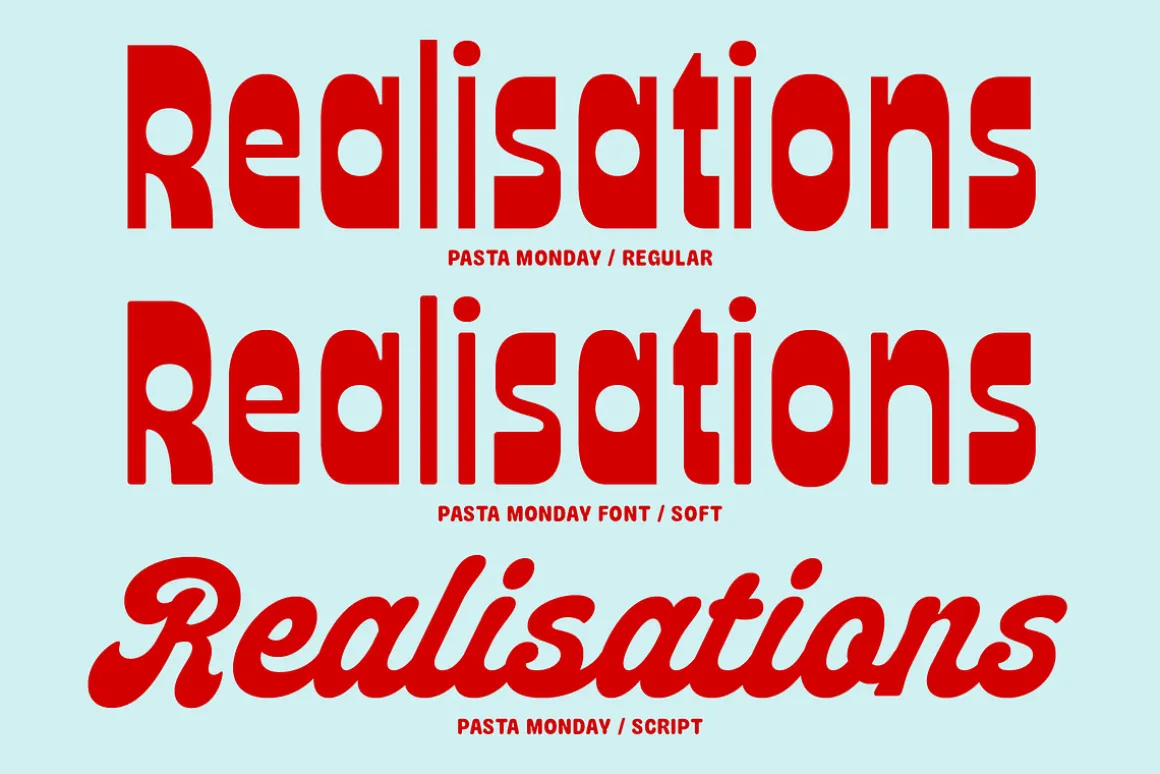 Pasta Monday - Font Duo