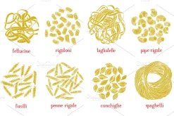 Pasta Vector Collection
