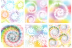 Pastel Tie Dye Digital Paper Pattern