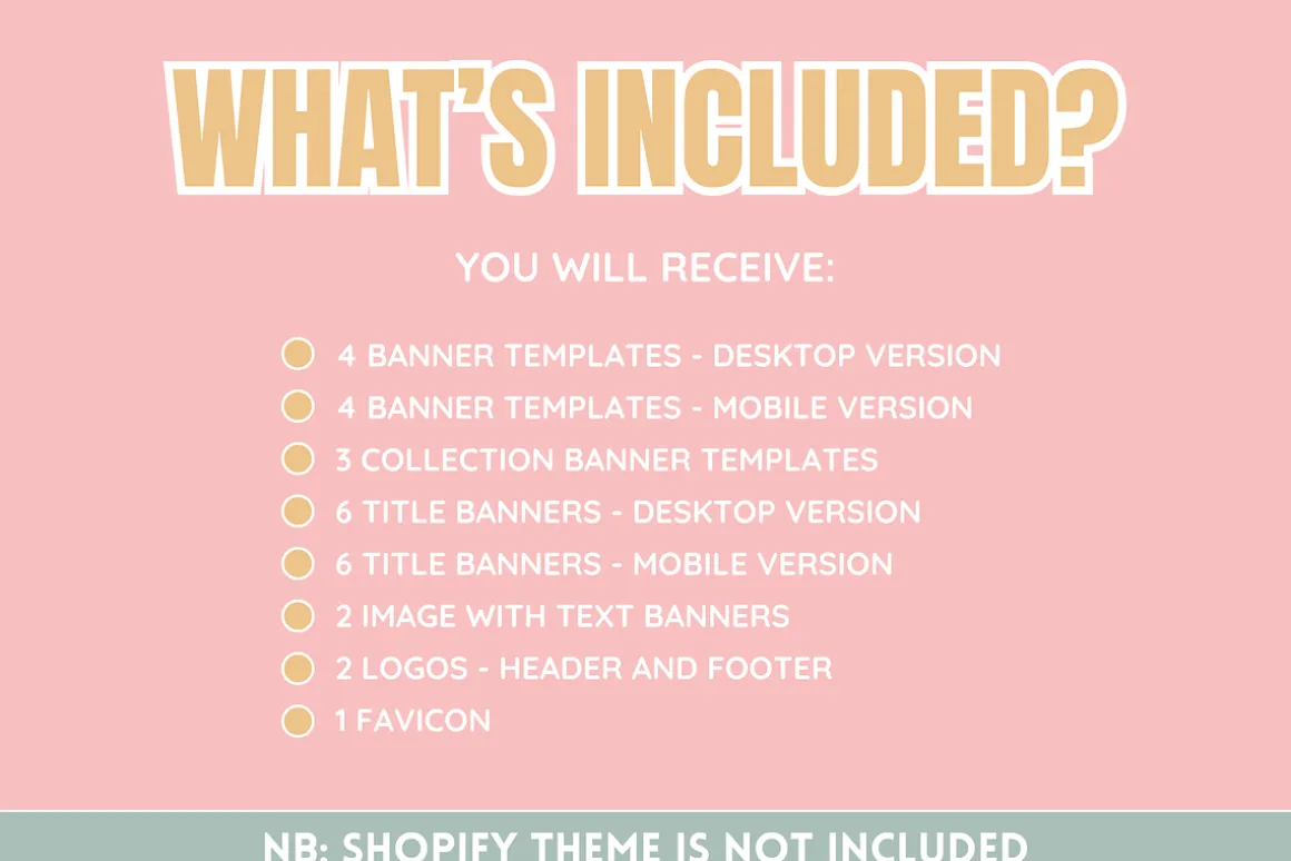Pastel Shop Banner Templates