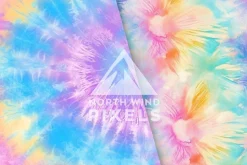 12 Pastel Tie Dye Digital Papers
