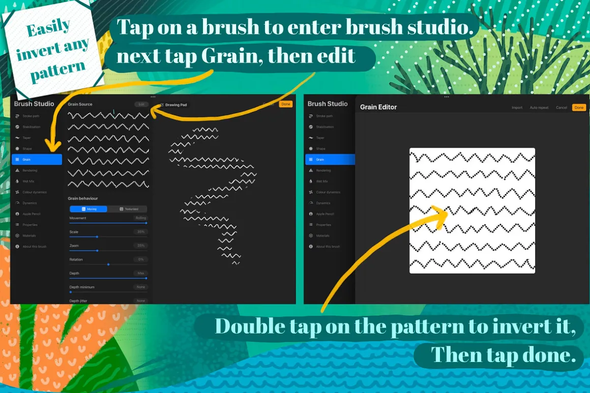 Pattern Magic 2 - Procreate Brushes