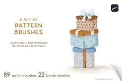 Pattern Brushes for Procreate