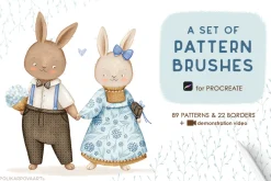 Pattern Brushes for Procreate