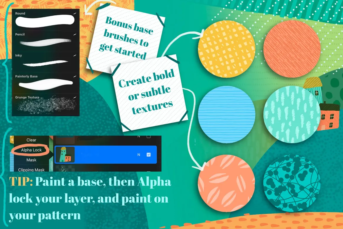 Pattern Magic 2 - Procreate Brushes