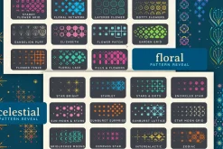 Pattern Reveal Brushes for Procreate