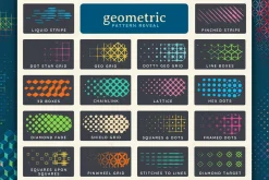 Pattern Reveal Brushes for Procreate