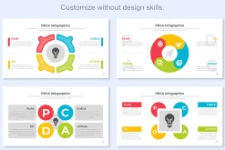 PDCA Infographics Template