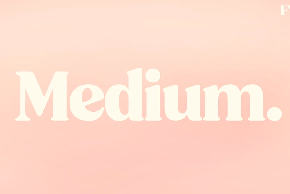 Peach Crush Serif Typeface
