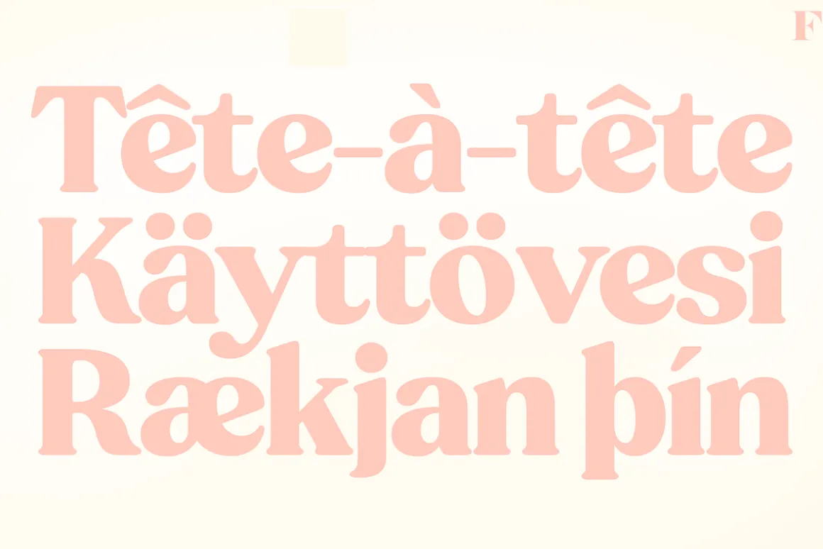 Peach Crush Serif Typeface