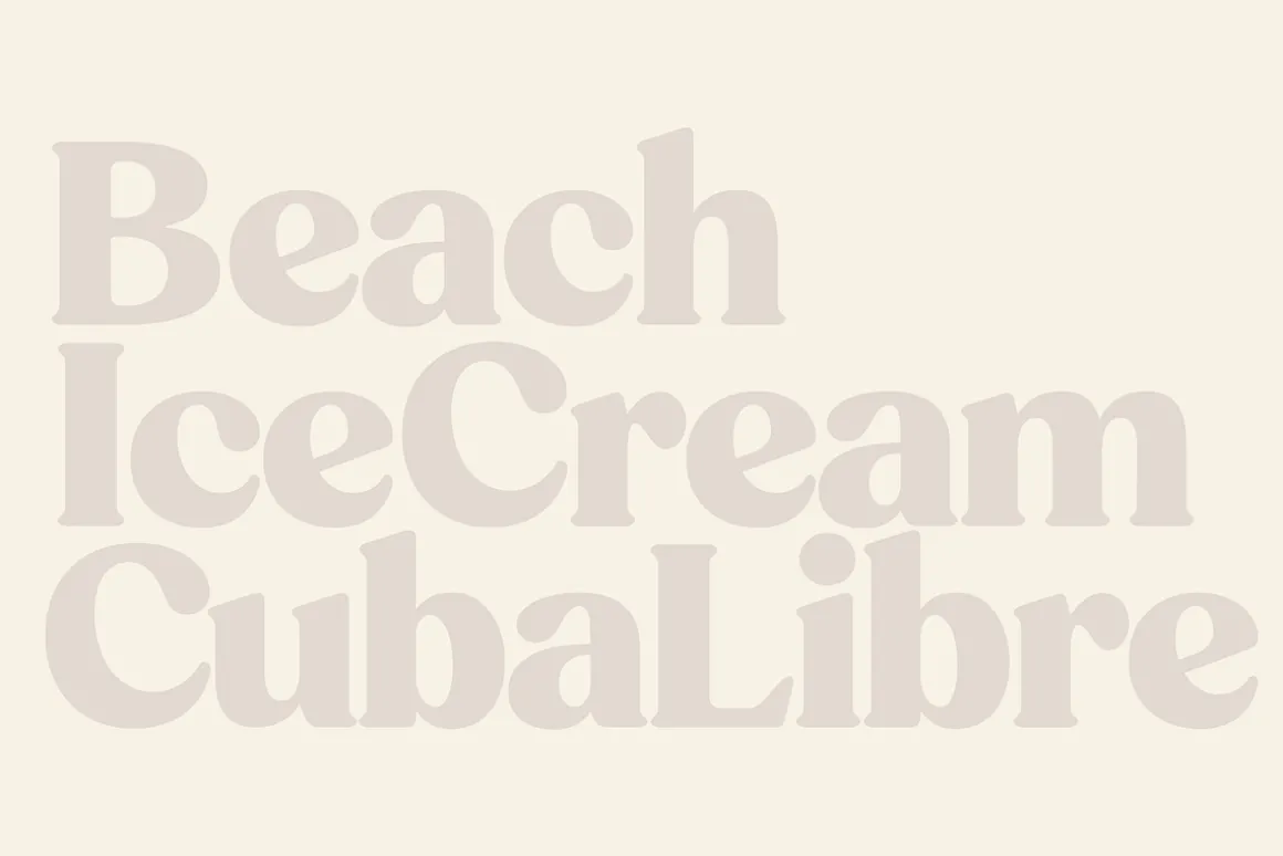 Peach Crush Serif Typeface
