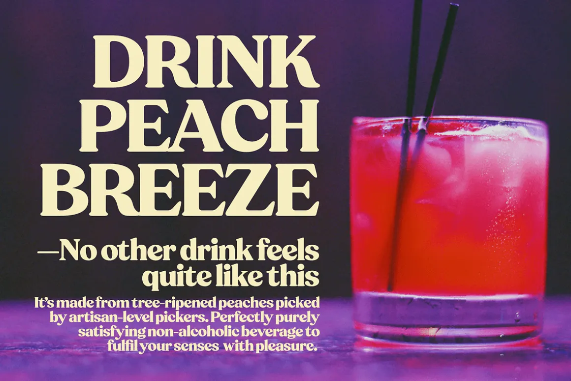 Peach Crush Serif Typeface