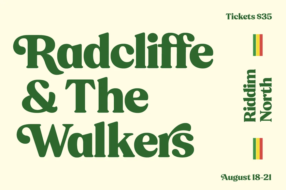 Peach Crush Serif Typeface