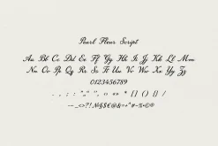Pearl Fleur – Elegant Script Font