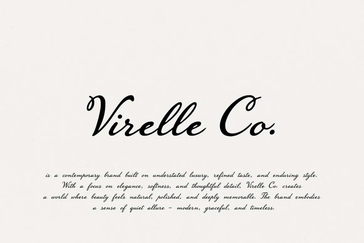 Pearl Fleur – Elegant Script Font