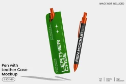 Pen Case Mockup