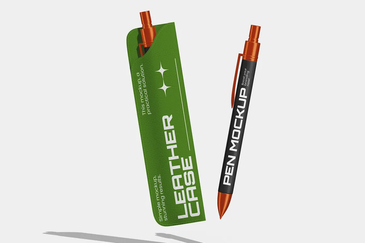 Pen Case Mockup