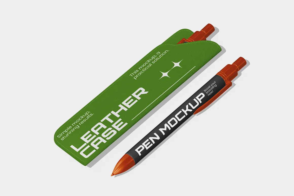 Pen Case Mockup