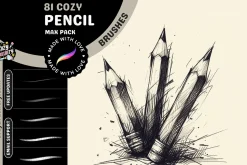 Pencil Paper Texture Brushes