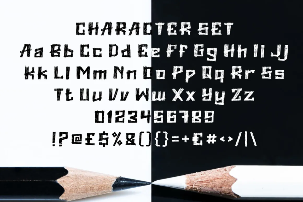 Pencil Trace Scribble Font