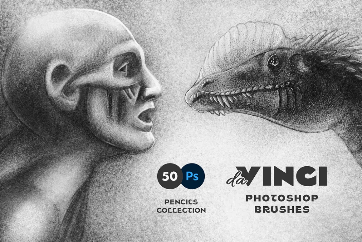 Pencil Photoshop Brushes