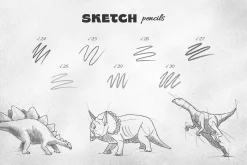 Pencil Photoshop Brushes