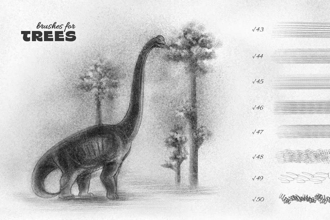 Pencil Photoshop Brushes