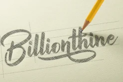 Pencil Sketch Logo Mockup