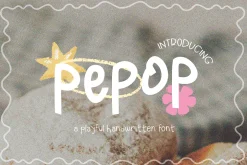 Pepop - Playful Handwritten Font
