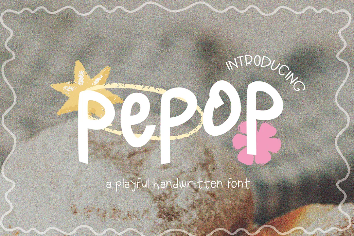Pepop - Playful Handwritten Font