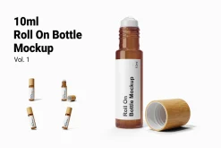 Perfume Roll On Bottle Mockup Vol.1