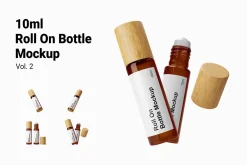 Perfume Roll On Bottle Mockup Vol.2
