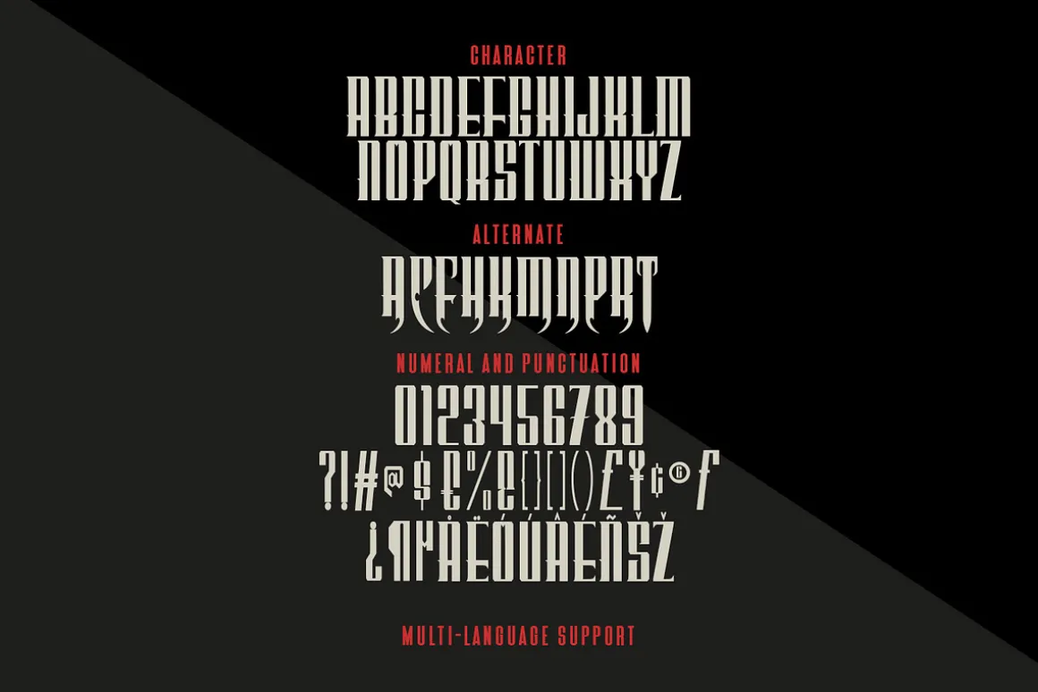 Perrownt Bold Modern Blackletter