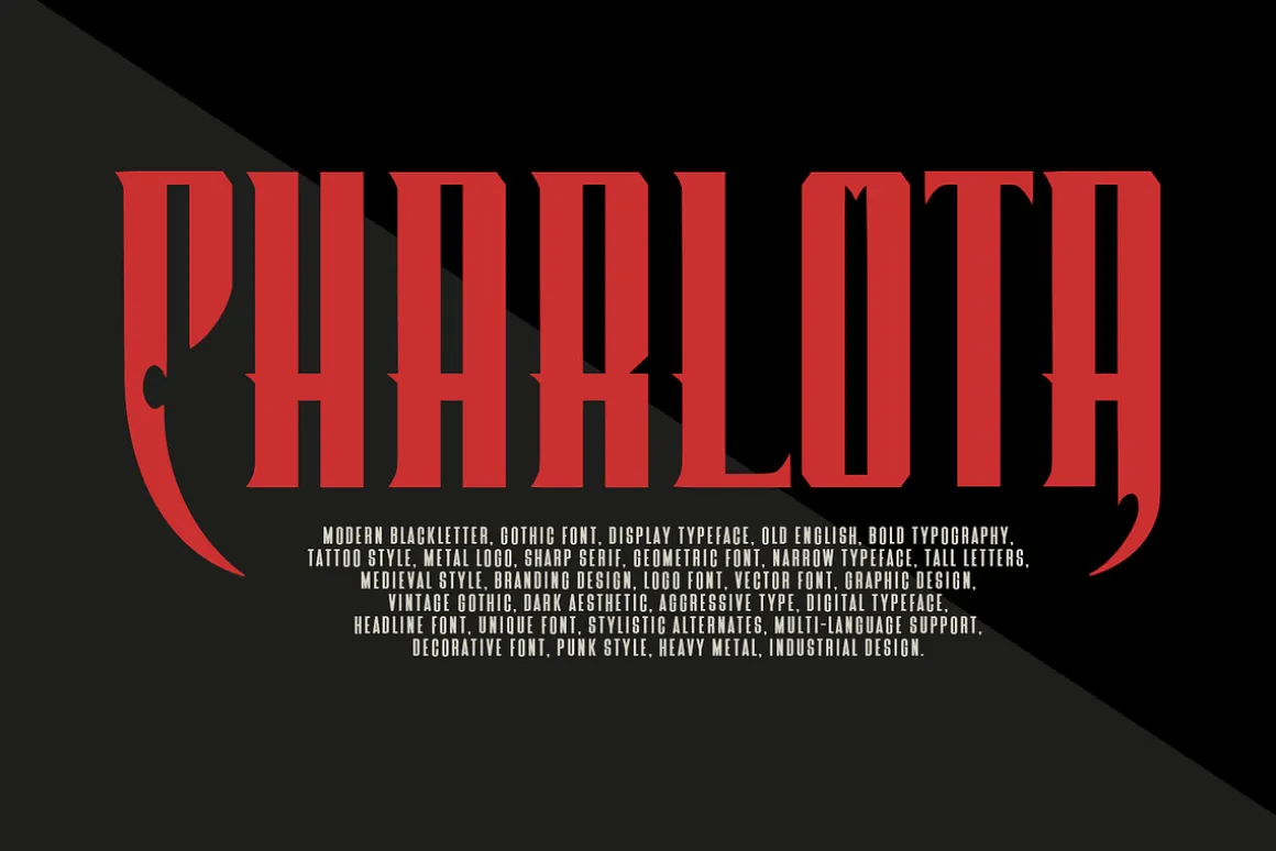 Perrownt Bold Modern Blackletter