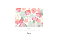Person Cutting Cotton Fabric Mockup