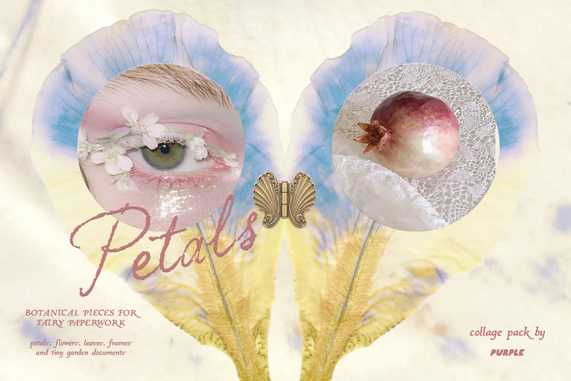 Petals Garden Collage Kit