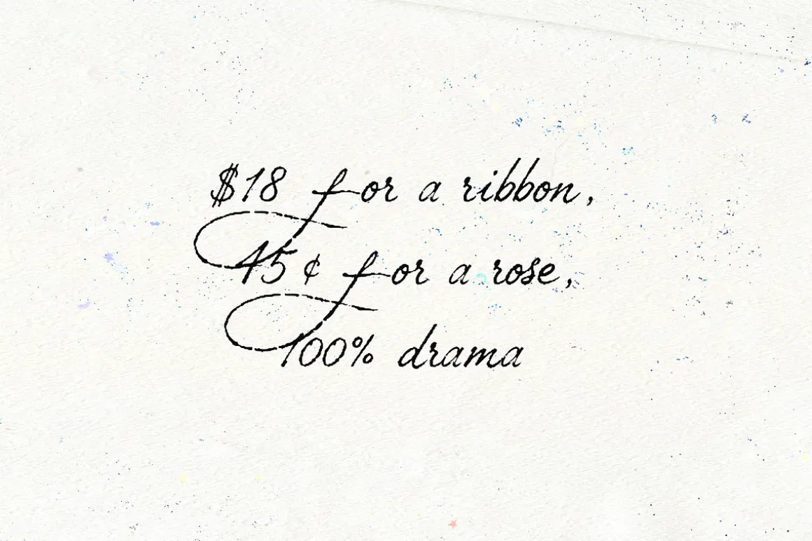 Petal Yonder: Airy Script Font