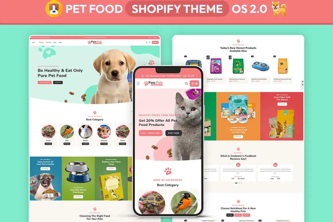 Pet Food | Shopify Theme