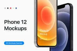 Phone 12 - 20 Mockups Scenes