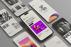 Phone Screen Presentation Mockup