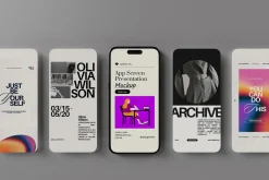 Phone Screen Presentation Mockup